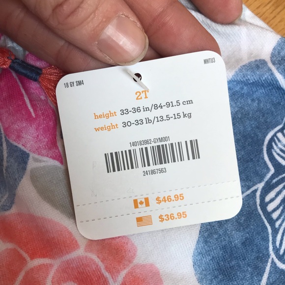 NWT Gymboree cotton midi dress - Picture 4 of 4